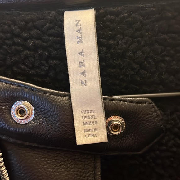 Zara (faux) leather jacket - Picture 8 of 11